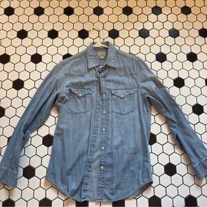 Men’s Jcrew classic denim button up